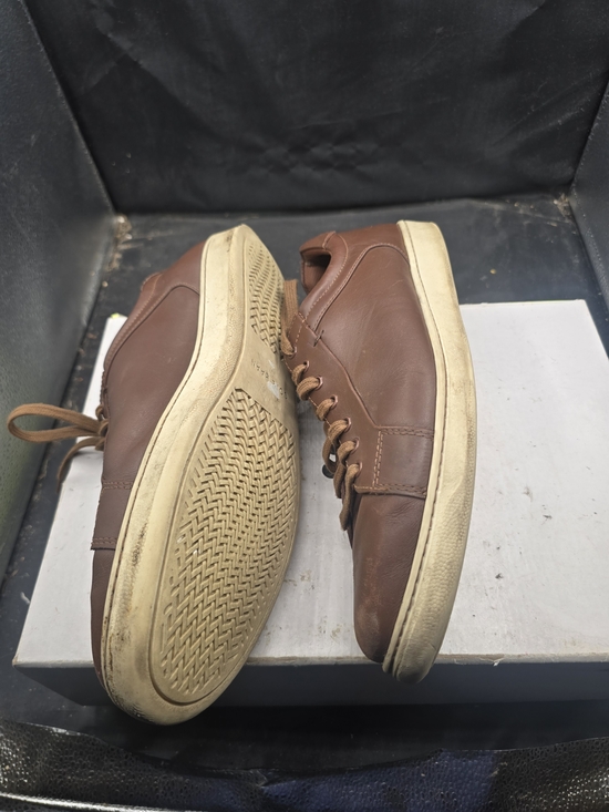 Cole Haan Brown Leather Lace-Up Sneakers main image 7